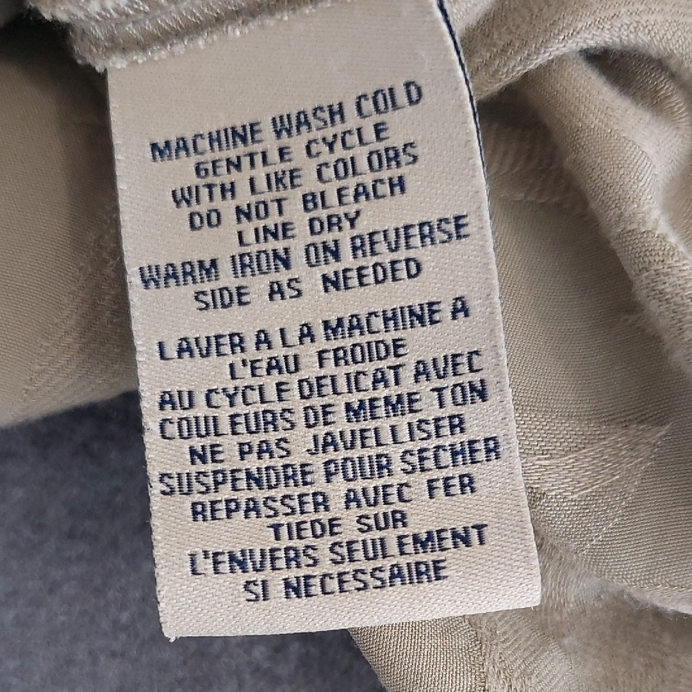 Caribbean Joe Sage Green Tropical Palm Leaf Print Button Up Shirt 3XL - Picture 4 of 5